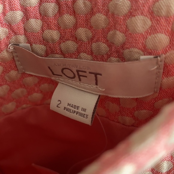 Ann Taylor LOFT Polka Dot Short mini Skirt, Size 2, NWT - Picture 3 of 12